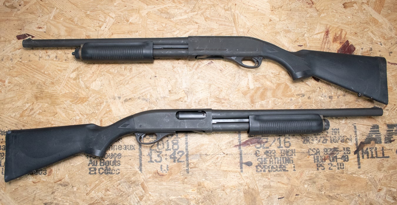 REMINGTON 870 Police Magnum 12 Gauge Police Trade-in Shotguns with Synthetic Stock